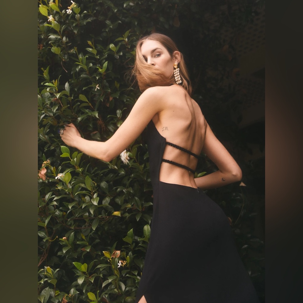 REFORMATION NWT Ennis Dress in Black